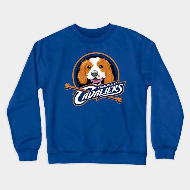 King Charles Cavaliers Crewneck Sweatshirt by Rola